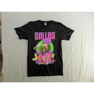 Sneaker Con T-Shirt Official Merch Men's Small Black Dallas Graphic Print
